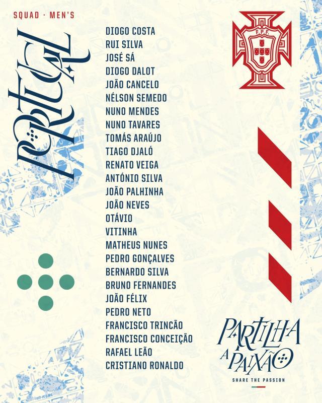 开云入口-葡萄牙队11月大名单：曼市双B护法C罗，莱昂在列